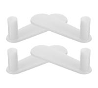 Mikinona 4 Piezas Accesorios de Soporte para Cortina de Cama Soporte para Mosquitera de Prensatelas para Dormitorio de Estudiante