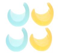 Mikinona 4 Piezas Cojines de Silicona Reutilizables para Apoyo del Pulgar Almohadillas Ergonómicas para Instrumentos de Viento Almohadilla para Dedos Funda para Flauta