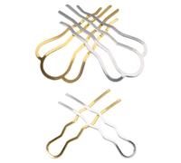 Mikinona 4 Piezas Horquilla Con Borlas y Flores. Pinzas Palo De Horquilla Horquillas Para El Pelo Horquillas De 4 Puntas Para Moños. Peines Laterales Planchar Cabello Novia Diapositivas