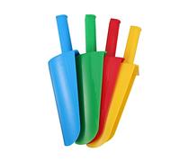 Mikinona 4 Piezas Palas de Playa para Mango Corto Juguetes de Arena Seguros y Prácticos para Aire de Habilidades Manuales Infantiles Color Aleatorio