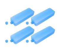 Mikinona 4 Piezas Paquete Hielo Reutilizable para Congelador Enfriador Portátil Rápido Enfriamiento para Almuerzos y Almacenamiento de Leche Materna Energéticamente