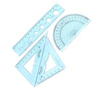 Mikinona 4 Piezas Regla Flexible Infantil de Plástico, Curva, Plegable | Escala Clara, Tamaño Compacto, Uso Escolar, para Diseñadores E Ingenieros, Niñas