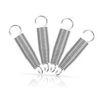 Mikinona 4 piezas Resortes Pedal Batería Muelle Tensión con Gancho para Pedal Bombo Accesorios Repuestos Tambor