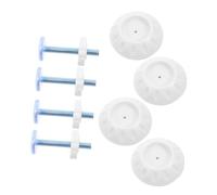 Mikinona 4 Piezas Tornillos de Seguridad para Adaptador de Protección de Pared Barrera Ajustable para Escaleras y Kit de Repuestos para Mascotas