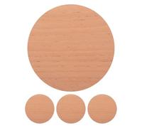 Mikinona 4 Separadores de Cedro Español Redondos para Humidor Láminas de Cedro para Cigarros Diámetro 108 MM Grosor 05 MM Divisor Natural para Caja de Cigarros Conservación y Gestión