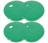 Mikinona 4 Tapas de Caja de Válvulas para Arqueta Riego, Cubierta de Plástico Duradera y Fácil de Montar para Sistema de Aspersores de Jardín Varios estilos