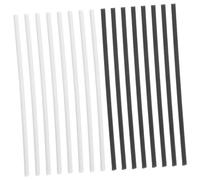 Mikinona 40 Marcadores De Posición Laterales De 15 Mm Para Guitarra, Kit De Accesorios En Negro y Blanco, Puntos De Incrustación De Trastes Para Diapasón, Ideales Para Aprendizaje y Práctica Musical