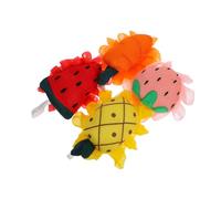 Mikinona 4piezas Bola De Baño De Frutas Esponja Vegetal Para Ducha Bolas De Baño Exfoliantes Depurador De Piel Artículos De Limpieza Cuidado Personal