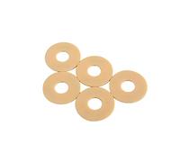 Mikinona 5 Arandelas Beige de Plástico Repuesto Adhesivo y Durable para Guitarra Eléctrica Gn603 para Interruptor de Palanca