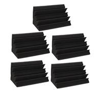 Mikinona 5 Piezas Algodón Fonoabsorbente Barrera Del Sonido Difusor Acústico Trampas De Bajo De Esquina Espuma Acustica De Bajos Insonorizar Poliuretano Antiinflamatorio Manta Insonorizada