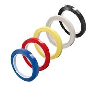 Mikinona 5 piezas Cinta Adhesiva para Diapasón de Violín Colores Vibrantes Guía de Dedos para Principiantes Fácil Instalación para Violines y Violonchelos