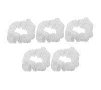 Mikinona 5 Piezas Coleteros de Algodón para Mujer Scrunchies de Tulipán para Pelo Grueso Lazos Elásticos Cómodos y Suaves para Diario