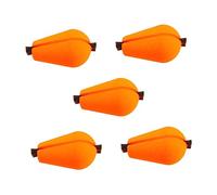 Mikinona 5 Piezas Flotadores de Pesca Flotante de Huelga Forma de Cilindro Alta Visibilidad y Flotabilidad para Pesca con Mosca Grande