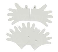 Mikinona 5 Piezas guantes exfoliantes manos adulto ligero piel durante la noche seco mano guantes humectantes para manos guantes de la mano Tela no tejida PE+PP