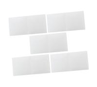 Mikinona 5 Piezas Pegatinas Electrostáticas Transparentes para Parabrisas de Coche Unidades Resistentes Rayaduras Fáciles de Instalar Protección para Cámara Salpicadero y Soporte de Permiso