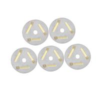 Mikinona 5 Piezas Repuestos Metalicos para Silbido de Tetera Chips de Sonido para Tapa de Hervidor Acero Inoxidable Fácil Instalación Compatible con Múltiples y Práctica