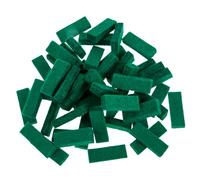Mikinona 50 Piezas de Fieltro de Amortiguación para Piano, Accesorio de Afinación Profesional, Material de Fieltro Verde para Silencio y Ajuste en Práctica y Mantenimiento