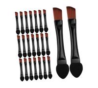 Mikinona 50 Piezas Doble Brocha Angulada Maquillaje Doble Punta para Cejas y Sombras Herramienta Portátil Viaje Aplicación Precisa Definición Cejas Naturales