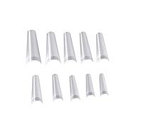 Mikinona 500piezas Exhibición De Uñas Uñas Postizas Accesorios De Manicura Color Natural Fácil De Usar