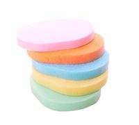 Mikinona 50piezas Esponjas Limpiadoras Faciales Con Bambú Activado Unidades Para Exfoliar y Limpiar La