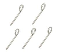 Mikinona 5piezas Anillo Deslizante Para Accesorio Metálico Para Músicos Para Profesionales y Amateurs Color Plateado