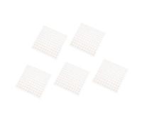 Mikinona 5piezas Pegatinas De Perlas Para Ojos y Cabello Unidades Calcomanías Faciales Hechas Mano Reutilizables