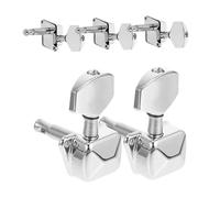 Mikinona 5piezas Perillas De Afinación Para Guitarra Acústica Clavijas Metálicas Resistentes Afinación Estable Guitarra Mejora Del Sonido