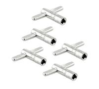 Mikinona 5piezas Teclas De Batería Estándar De Metal Herramienta De Afinación Para Jazz Batería