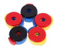 Mikinona 5piezas Tuerca De Rápido Montaje Para Platillos De Batería Juego De Diseño Estable y Práctico Compatible Estructura De Platillos Aleatorios