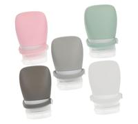 Mikinona 5Piezas Viaje para Loción y Champú de Recargables y Fáciles de Transportar de Colores Pastel para Cosméticos y Artículos