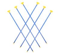 Mikinona 6 Flechas de Juguete para 42 Cm Ventosa de Plástico Azul, Juego de Tiro para Fiestas Infantiles y Actividades al Aire Libre