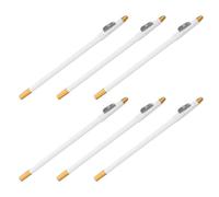 Mikinona 6 Lápices de Maquillaje Multifunción para Cejas y Ojos Resistentes al Agua Lápices de Cejas de Madera con Sacapuntas Incorporado Tamaño Compacto para Viaje Delineador y