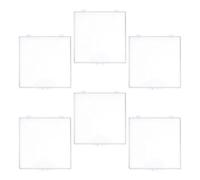 Mikinona 6 Piezas Caja Transparente para Colección de Mariposas Estuche de Plástico con Bisagra para Almacenamiento y Exhibición de Insectos Contenedor Ligero y Portátil para Conservación y