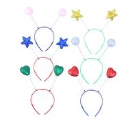 Mikinona 6 Piezas Diademas de Lentejuelas para Fiesta Accesorios de Moda para Coronas para Disfraces y Celebraciones