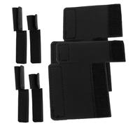 Mikinona 6 Protectores para Dedos de Trombón en Pu, Funda Ajustable para Cuello de Trombón, Accesorio Protector Resistente para Cuidado del Instrumento, Kit de 3 Pares para Uso Musical