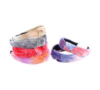 Mikinona 6piezas Diadema De Ala Ancha De Diademas De Estilo Mixto Para Niñas Accesorios Cabello Cruz De Material De Punto