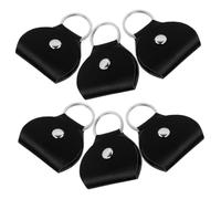 Mikinona 6piezas Porta Púas De Guitarra Bolsa De Cuero Pequeña Bolsa para Guardar Púas De Guitarra Unidades