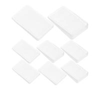 Mikinona 8 Cuñas Niveladoras para Muebles de Goma Antideslizantes Juego 4 Grandes 4 Pequeñas Ajustables para Nivelar Patas de Mesa Armarios y Electrodomésticos en Suelos Irregulares