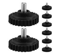 Mikinona 8 patas de báscula ajustables, patas de goma electrónicas antideslizantes para balanzas de alimentos, soportes de repuesto para básculas de 60 kg a 200 kg.