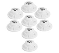 Mikinona 8 Piezas Adhesive Roseshaped Caster Wheels With Brake Heavy-duty Thickened Rollers For Furniture And Cabinets No Drill Installation Secure Anti-slip Locking System