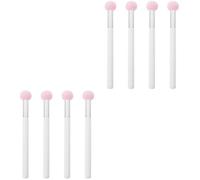 Mikinona 8 Piezas pequeña cabeza de hongo escobilla brochas de maquillaje esponja para licuadora de maquillaje bocanadas de maquillaje esponja de doble uso esponjas de cabeza de hongo
