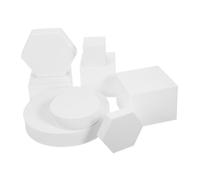 Mikinona 8piezas Accesorios para Fotos De Joyas y Cosméticos Diseño Geométrico Apto para Decoración De Escritorio y Fotografía De Productos