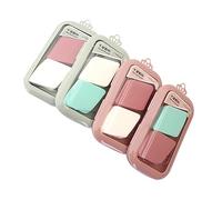 Mikinona 8piezas De Maquillaje Esponja Para Polvos Para Base De Maquillaje Para Diario Casa o Viajes Unidades