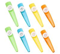 Mikinona 8piezas Juguetes De Viento Para Instrumentos Musicales Kazoos De Compañero De Ukelele Para Fiestas y Actividades Al Aire