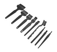Mikinona 9 piezas Kit de Cepillos Limpiadores de Teclado para Limpieza de Equipos Electrónicos Herramientas para Limpiar Placas Base Ventiladores y USB Accesorios de Limpieza Compactos y