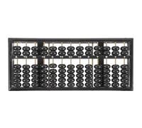 Mikinona Ábaco Chino Educativo de Madera 13 Columnas y 7 Cuentas, Herramienta Aritmética Escolar, Ábaco para Aprender Matemáticas y Cálculo Mental, Adecuado para Estudiantes