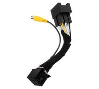 Mikinona Adaptador de Cámara de Respaldo para Coche Instalación Conveniente, Cable de Cobre y Plástico para Conectar Cámara Trasera en Interior de Automóvil