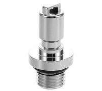 Mikinona Adaptador de Manguera de Inflado para Buceo Qd 8/3-24 Conector Rápido de Alta Presión de Acero Inoxidable Compatible Tanques de Aire Accesorio Resistente para Equipos de Buceo