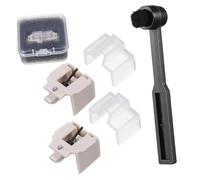 Mikinona Aguja de Repuesto para Tocadiscos Dinámica Duradera y Precisa con Cepillo de Limpieza Compatible con Gramófono y Fonógrafo para Fácil y Sonido Nítido