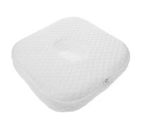 Mikinona Almohada para Perforación de Orejas de Espuma Viscoelástica con Orificio Ergonómico para Dormir de Lado Protección contra Infecciones y Almohada de Viaje Ligera para